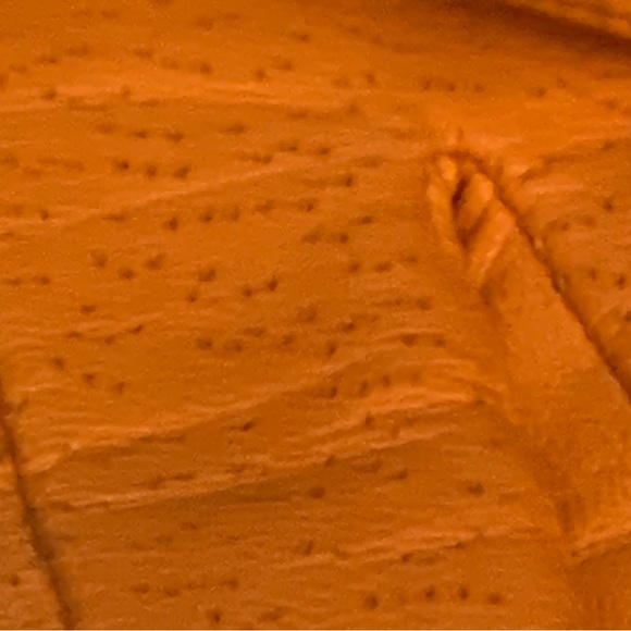 Orange Fownes Leather Gloves - Picture 4 of 4